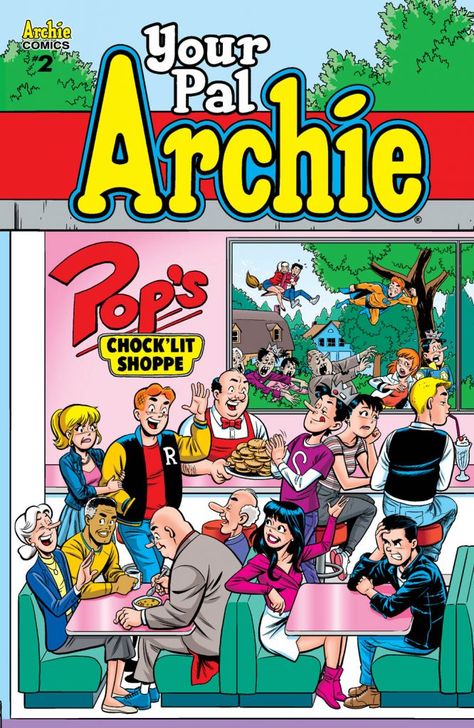 Get a sneak peek at the Archie Comics solicitations for August 2017! - Archie Comics Archie Cartoon, Gavin Leatherwood, Archie Comic Books, The Archies, Posters Aesthetic, Betty Veronica, Sabrina The Teenage Witch, Pictures Of Things, Simpsons Art