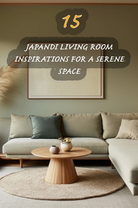 I'm absolutely in love with Japandi living room designs! They perfectly blend the minimalism of Japanese styles with the warmth of Scandinavian aesthetics. This serene space features calming colors, organic shapes, and comfortable furnishings that invite relaxation. From the soft textures of the furniture to the inviting round coffee table, every element contributes to a tranquil atmosphere. Explore these 15 inspirations to create your own peaceful haven! Japandi Sitting Room, Scandi Japandi Living Room, Japandi Small Living Room Design, Japandi Style Living Room, Japandi Apartment, Japandi Living Room Design, Japandi Furniture, Grey Sofa Living Room, Japandi Living Room