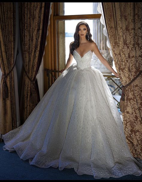 Sima Couture Wedding, Sima Couture, Elegant Wedding Dress Ballgown, Houston Galleria, Ballgown Wedding Dress, Big Wedding Dresses, Glitter Wedding Dress, Wedding Dresses Princess Ballgown, Ballgown Wedding