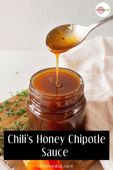 Chilis Honey Chipotle Sauce Recipes, Chipotle Bbq Sauce Recipe, Chipotle Sauce Recipe, Honey Chipotle Sauce, Chipotle Recipes, Honey Chipotle Chicken, Honey Bbq Sauce, Honey Chipotle, Honey Sauce