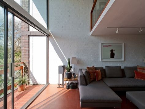 Terracotta Tiles Living Room, Contemporary Terrace, Terracotta Flooring, Terracotta Floor Tiles, Window Walls, Terracotta Floors, Tiles Living Room, Terracotta Floor, Hill Park