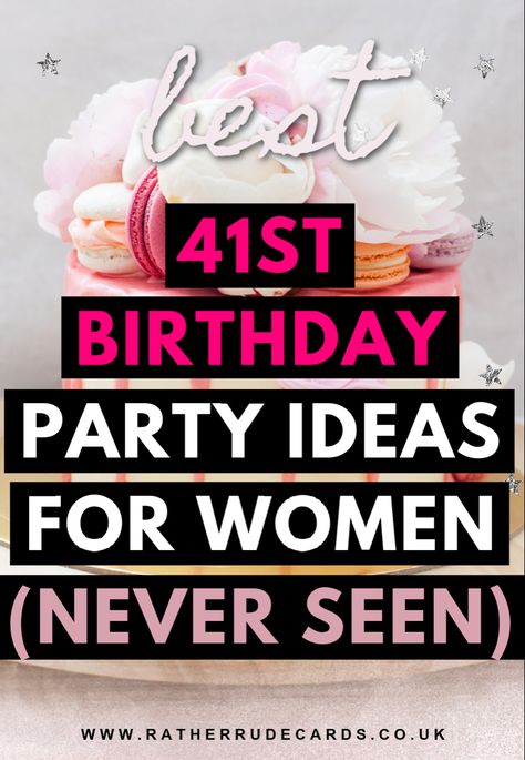 DIY creative 41st birthday party ideas for her 51st Birthday Ideas Women Party, 51 Birthday Party Ideas For Women, 51 Year Old Birthday Party Ideas, 50 Th Birthday Party Ideas For Woman, 56th Birthday Ideas Party Themes, 52 Birthday Party Ideas, 51st Birthday Ideas Women, 51 Birthday Party Ideas, 49th Birthday Ideas For Women