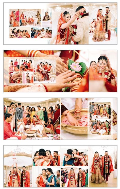 Wedding Photo Album Layout Templates, Engagement Album Ideas, Marriage Photo Album Design, Marriage Album Design Photo Books, Indian Wedding Albums, Haldi Album Design, Creative Album Design, Engagement Photo Album Ideas, Wedding Album Design Layout Templates