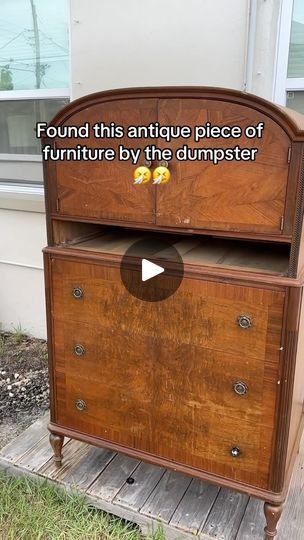 46 reactions | Refinishing an antique Piece of furniture ✨

•

•

•
#antiquefurniture #refinishedfurniture #paintedfurniture #furnituremakeover #furniturerefinishing | Crystalthriftsnflips Retique It Projects, Mid Century Furniture Makeover, Old Furniture Makeovers, Thrift Flip Furniture, Goodwill Furniture, Painted China Hutch, Refurbished Furniture Diy, Redoing Furniture, Wood Restoration