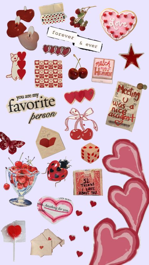 #love #myfirstshuffle #red #pink #collage #valentines Valentine Collage Ideas, Romantic Stickers Printable, Pink And Red Stickers, Red Cute Stickers, Valentines Stickers Aesthetic, Red Scrapbook Aesthetic, Valentine’s Day Stickers, Paper Hearts Aesthetic, Stickers Aesthetic Love