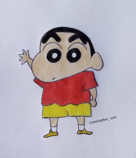 How to draw Shinchan step by step, shinchan drawing easy #shinchan Shinchan Cartoon Drawing Easy, 2 Class Drawing, Beautiful Cartoon Drawings, A Cartoon Character Drawing, Cartoon Character Easy Drawing, Cartoon Character Pencil Drawing, Good Drawing Ideas Sketches Easy, Shinchan Drawing Step By Step, Easy Cute Cartoon Drawings