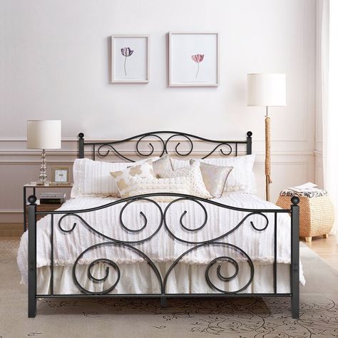 Victorian Bedroom Set, Bed Essentials, Industrial Nightstand, Modern Style Bed, Bedside Decor, Metal Platform Bed Frame, Nightstand Set, Victorian Bedroom, Arched Headboard