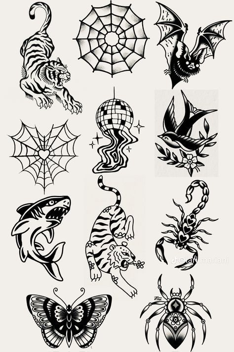 American Traditional Tattoos Black And White, Alt Tats, Old School Flash Tattoo, Traditional Tattoo Outline, Traditional Tattoo Black And White, Traditional Tattoo Drawings, Traditional Tattoo Flash Art, Traditional Tattoo Inspiration, Traditional Style Tattoo