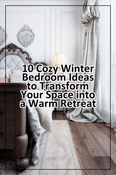 Winter Bedroom Aesthetic, Winter Wonderland Bedroom, Winter Bedroom Ideas, Cozy Winter Bedroom, Wonderland Bedroom, Winter Bedroom Decor, Warm Color Palettes, Layered Bedding, Fall Bedroom Ideas