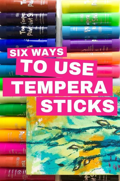 Painted Sticks Diy, Paint Stick Crafts, Paint Sticks, Tempera Painting, Art Demo, Tempera Paint, Mixed Media Art Canvas, Mixed Media Crafts, Stick Art