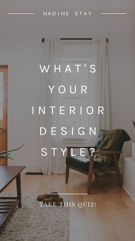 What's your interior design style? Take my interior design quiz to find out! Do you love modern, mid century, farmhouse, traditional, rustic, glam, eclectic, or industrial? Or maybe you like a few styles...I can help you put a name to your unique decorating style! Quiz by Nadine Stay. nadinestay.com #stylequiz #interiordesign #interiordesignquiz #homedecor #farmhouse #rustic #eclectic #modern #midcentury #glam #industrial #traditional Interior Design Quiz, Interior Design Business Plan, Design Quiz, Interior Design Styles Quiz, Eclectic Decorating, Middle School Hacks, Design Style Quiz, Modern Farmhouse Dining Room, Built In Shelves Living Room