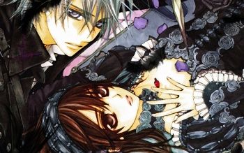 Anime - Vampire Knight Wallpapers and Backgrounds Vampire Knight Art, Zero Vampire Knight, Kaname X Zero, Zero And Yuki, Yuki Cross, Vampire Knight Zero, Yuki And Zero, Vampire Knight Kaname, Vampire Knight Yuki