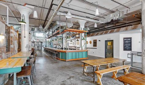 9 Remarkable Brewery Taprooms Brewery Design Interior, Taproom Design Brewery, Tap Room Brewery Design, Craft Brewery Design, Brewery Bar Design, Tap Room Design, Beer Bar Ideas, Brewery Interior Design, Taproom Design