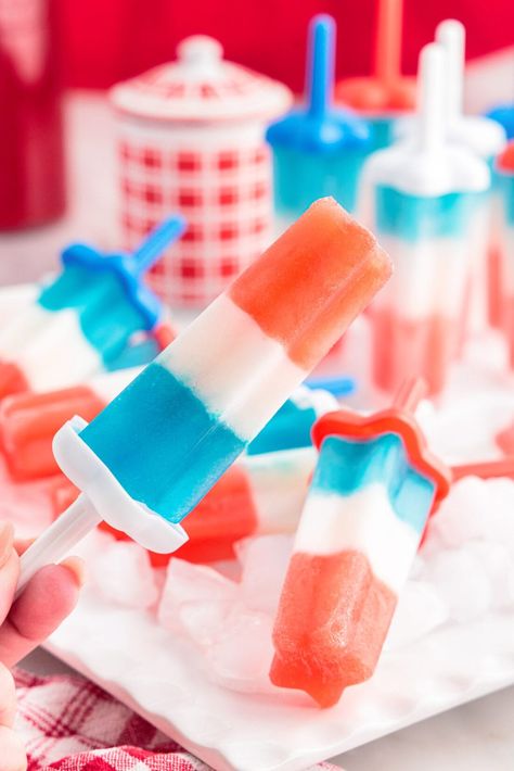 Dairy Free Popsicles, Mango Popsicle Recipes, Bomb Pops, Cookie Monster Ice Cream, Slow Cooker Times, Gelato Recipe, Bomb Pop, Winter Cooking, Homemade Popsicles