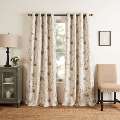 Buy Martha Stewart Westchester Print Blackout Grommet Top Single Curtain Panel at JCPenney.com today and Get Your Penney's Worth. Free shipping available Curtains Living Room Apartment, Boho Curtains Living Room, Farmhouse Curtains Living Room, Long Curtains Living Room, Blue Curtains Living Room, Mom Bedroom, Farmhouse Living Room Curtains, Vintage Inspired Bedroom, Cottage Curtains