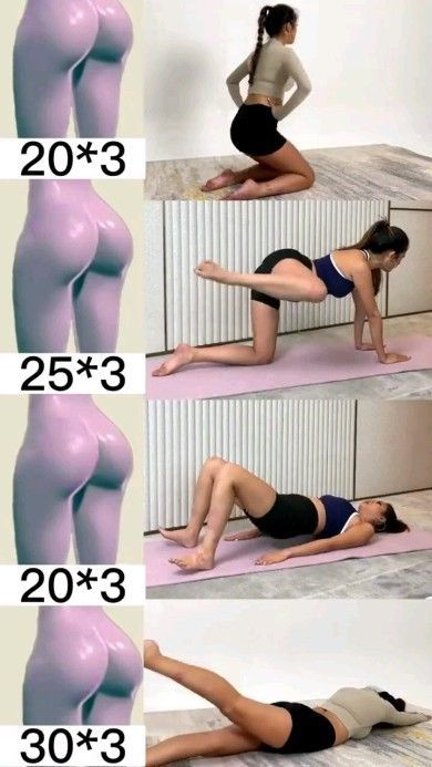 Facebook Membakar Lemak Perut, Corp Perfect, Bigger Buttocks Workout Exercises, Best Workout Plan, Beginner Workouts, Smoothie Challenge, Quick Workout Routine, Workout Without Gym, Yoga Exercises