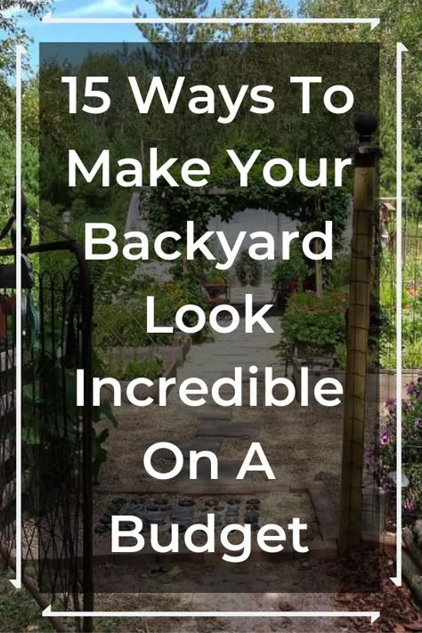 Amazing Backyard, Budget Design, Diy Budget, Ideas Backyard, Diy Backyard Landscaping, Back Yard Ideas, Backyard Diy, Backyard Diy Projects, Outdoor Decor Backyard