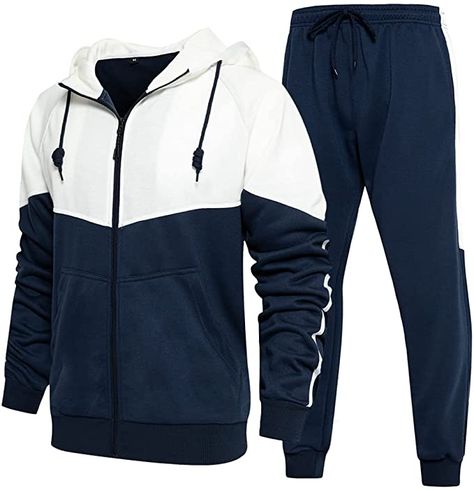 Casual Outfits Athletic, Outfit Athletic, Blue Tracksuit, Black Tracksuit, Outfits Athletic, Sweat Suits, Tracksuit Men, Track Suit Men, Men's Activewear