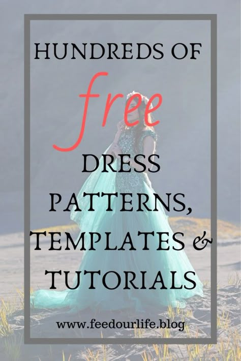 Dress Sewing Patterns Free, Free Dress, Dress Patterns Free, Sew Ins, Vintage Dress Patterns, Beginner Sewing Projects Easy, Free Dresses, Diy Sewing Clothes, Wedding Formal