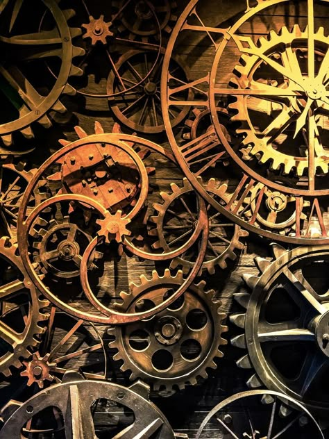 Clock Gears Aesthetic, Steampunk Clock Aesthetic, Orange Steampunk Aesthetic, Cog Aesthetic, Red Steampunk Aesthetic, Steampunk Gears Aesthetic, Dark Steampunk Aesthetic, Steampunk Astethic, Cogs And Gears Aesthetic