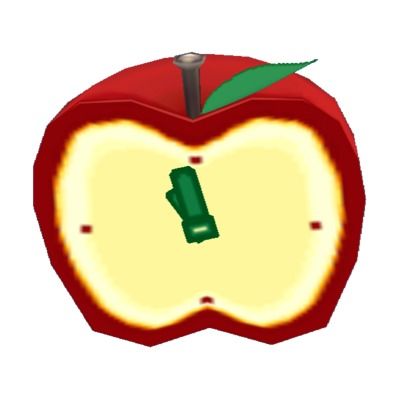 Apple clock (City Folk) - Animal Crossing Wiki - Nookipedia Apple Png Icon, Animal Crossing Apple, Apple Animation, Animal Crossing Items, Apple Clock, Animal Crossing City Folk, Animal Crossing City, Apple Png, Clock Sticker