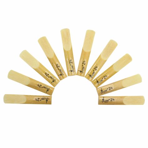 SLADE 10pcs/pack High Quality Bamboo Reeds Suitable for Traditional bB Clarinet Clarinet Accessories, Clarinet Reeds, Woodwind Instrument, Woodwind Instruments, Musical Instruments Accessories, Home Fragrance, Musical Instruments, Cool Toys, Musical