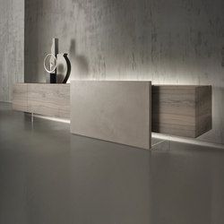 Low Sideboard, Italian Furniture Brands, Credenza Design, Wooden Sideboard, Sideboard Designs, Low Cabinet, Grey Glass, Cama Box, Italian Furniture