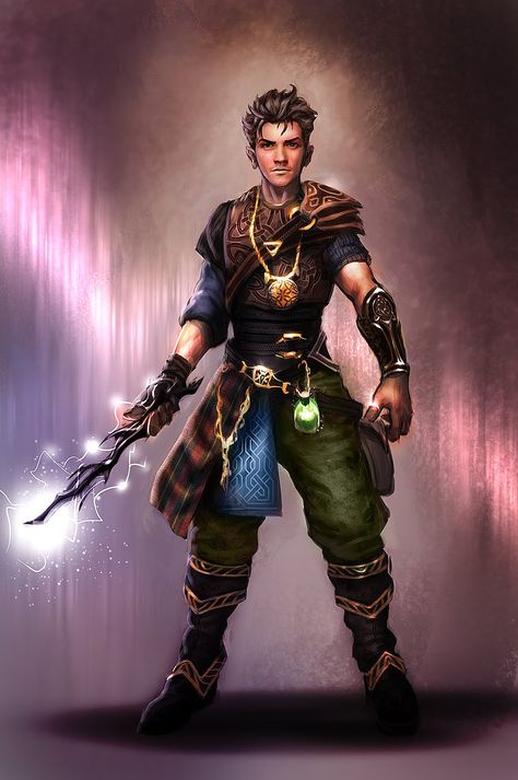 CIREDESIGN: Sorcery Concept Art- Finn the Sorcerer Male Sorcerer, Apprentice Wizard, Fantasy Wizard, Fantasy Heroes, Fantasy Races, Dungeons And Dragons Characters, Dungeons And Dragons Homebrew, Fantasy Male, Character Design Male