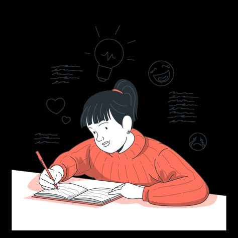 Notes Idea, Create A Story, Png Illustration, Make Your, Illustrations, Writing