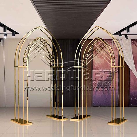 Sangeet Stage, Baseboard Styles, Metal Wedding Arch, Metal Wedding, Wedding Ceremony Arch, Wedding Furniture, Arch Backdrop, Wire Design, Metal Furniture Design