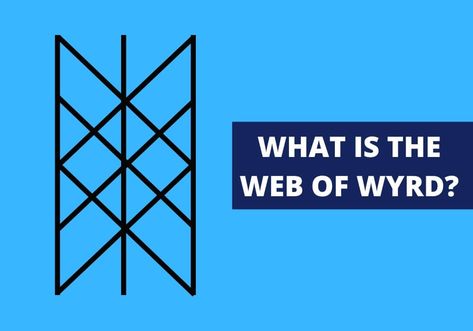 A simple yet complex symbol, the Web of Wyrd held great significance in Nordic cultures and Norse myths. Here's what it's all about. Web Of Wyrd Tattoo, Mythology Symbols, Web Of Wyrd, Norse Witch, Meaningful Symbol Tattoos, Runes Meaning, Norse Myth, Norse Symbols, Norse Pagan