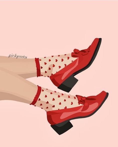 Image Girly, Retro Painting, Shoes Illustration, I Love Cinema, Pop Art Wallpaper, Illustration Art Girl, Foto Art, Line Drawings, Shoe Art