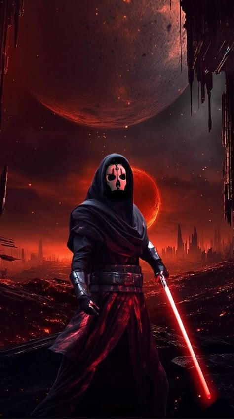 Darth Nihilus, Ren Star Wars, Sith Lords, Anakin Vader, Star Wars Background, Ralph Mcquarrie, Star Wars Sith, Dark Side Star Wars, Star Wars Kylo Ren