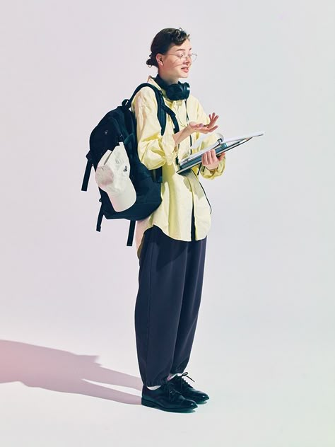 Backpack Outfits, Men Outfits Plus Size, Old Man Outfit, Backpack Outfit, Fashion Model Poses, Fashion Layout, Outfit Layout, Figure Poses, Profile On Instagram