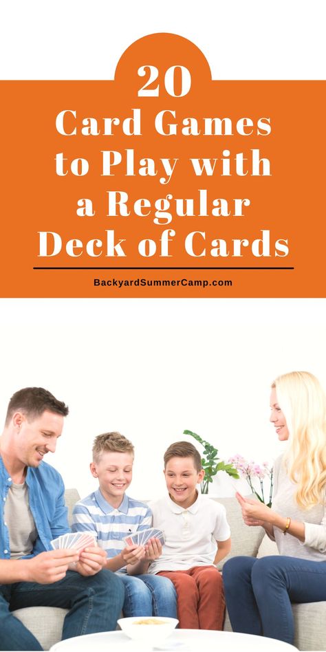 Fun Family Card Games, Card Games With A Deck Of Cards, Easy Card Games For Groups, Fun Card Games For Two, Best Card Games For Families, Games To Play With Cards, Card Games For Two, Card Games To Play, Single Player Card Games