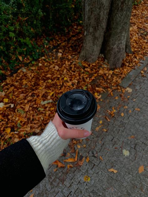 Coffee In The Fall, Fall Coffee Shop Aesthetic, Coffee In Autumn, Autumn School Aesthetic, Fall Semester Aesthetic, Fall Coffee Aesthetic, Fall Astethic, Fall Aesthetic Coffee, Fall Coffee Shop