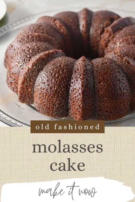 Old-Fashioned Molasses Cake - My Sweet Precision Recipes That Use Molasses, Apple Molasses Cake, Molasses Cake Recipe, Molasses Pound Cake, Molasses Blueberry Cake, Blueberry Molasses Cake, Molasses Bundt Cake, Sorghum Molasses Recipes, Molasses Fruit Cake