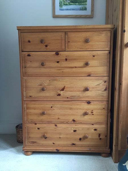 Painting pine furniture | Mumsnet Discussion How To Paint Pine Furniture, Pine Wardrobe Makeover, Pine Chest Of Drawers Makeover, Pine Dresser Makeover, Painting Pine Furniture, Pine Furniture Makeover, Painted Pine Furniture, Solid Pine Furniture, Ikea Cupboards