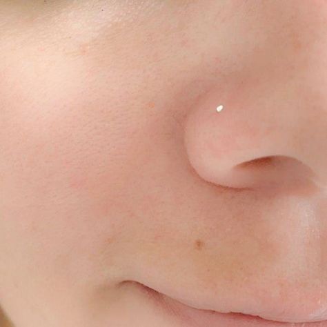 Nose Pierce, 1mm Nose Stud, Small Nose Piercing, Nose Peircing, Rose Gold Nose Stud, Small Nose Studs, Nose Bone Stud, Silver Nose Stud, Tiny Nose Studs