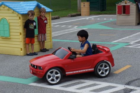 Safety Town camp educates, entertains children | News | newarkpostonline.com Safety Town, Talking To Strangers, Short Skits, Nest Ideas, Safety Topics, Crossing The Street, Battery Powered Car, Dangerous Situations, Pedestrian Safety