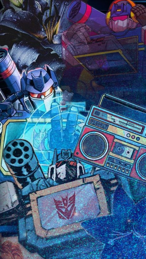 #transformers #soundwave #boombox #music #robot #show #movie #cool #cute #aesthetic #transformersaethetic #blue #glitter #flower Soundwave Wallpaper Iphone, Bumblebee Wallpaper Transformers, Transformers Wallpaper Aesthetic, Transformers Aesthetic Wallpaper, Soundwave Aesthetic, Aesthetic Transformers, Soundwave Pfp, Transformers Rumble, Soundwave Wallpaper