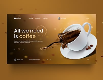 Check out new work on my @Behance profile: "Coffee" http://be.net/gallery/88482203/Coffee Cafe Website Design, Coffee Site, Bio Pool, Cafe Website, Design Café, Ui Design Website, Creative Web Design, Webpage Design, Web Design Software