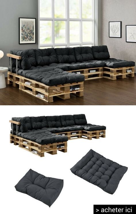 diy projects Inspirational Pallet Furniture Diy Couch pallet furniture 40 Spectacular Diy Projects P Pallet Furniture Couch, Diy Pallet Couch, Pallet Cushions, Diy Pallet Sofa, Pallet Patio Furniture, Pallet Patio, Pallet Couch, Wooden Pallet Furniture, Pallet Sofa