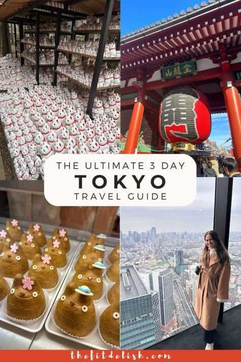 A Perfect 3 Days in Tokyo, Japan (Full Itinerary) 2 Days In Tokyo, 3 Days In Tokyo, Tokyo To Do, Kyoto Japan Itinerary, Tokyo Itinerary, 3 Days Tokyo, Tokyo Itinerary 3 Days, 5 Days In Tokyo, Two Days In Tokyo