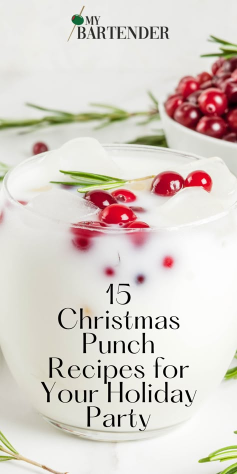 Festive Punch Recipes Alcohol, Christmas Party Alcoholic Punch, Easy Christmas Punch Recipes Alcholic, Xmas Drinks Alcohol, Holiday Party Punch Alcohol, Christmas Holiday Punch With Alcohol, Holiday Punches Alcoholic, Christmas Drink For Party, Holiday Cocktails Christmas Pitcher