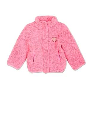 Jackets for Girls - Buy Stylish Jackets for Girls online in India - NNNOW Leather Jacket For Girls, Girls Winter Coat, Baby Girl Coat, Cute Kid Fall Coats & Jackets, Kids Coats Girls, Baby Coats Girl, Solid Quilt, Pink Faux Fur, Girl Online