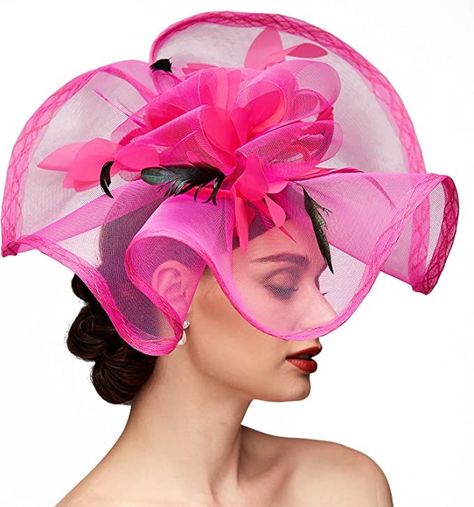 Kentucky Derby Hats Diy, Derby Hats Diy, Fascinator Hats Diy, Classy Hats, Derby Hats Fascinators, Feather Headpiece, Wedding Party Accessories, Couture Hats, Ascot Hats