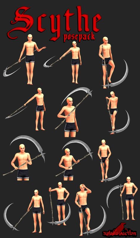 Dynamic Scythe Pose, Scythe Poses, Sims 4 Cc Patreon, Mermaid Pose, Cc Patreon, Poses Sims 4, Ts4 Poses, Sims Poses, Sims 4 Poses