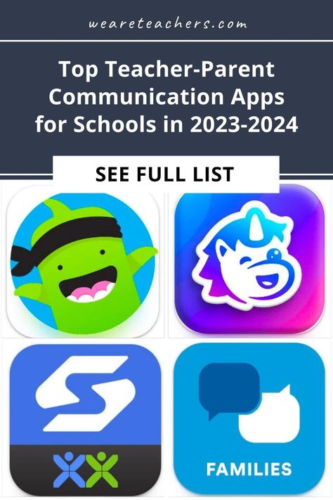 There are a lot of them out there, so how do schools choose the best teacher-parent communication app? This information can help. Classroom Technology Ideas, Classroom Communication, Teacher Communication, Teacher Career, Parent Teacher Communication, Apps For Teachers, Learning Outcomes, We Are Teachers, Classroom Management Tips