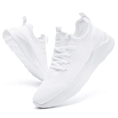 Women White Sneakers, Slip On Sneakers Women, Women's Walking Shoes, Sport Shoe, Shoes Tennis, Lightweight Running Shoes, White Running Shoes, Tennis Sneakers, Sport Shoes Men